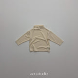 ［aou studio］Pompom mock neck