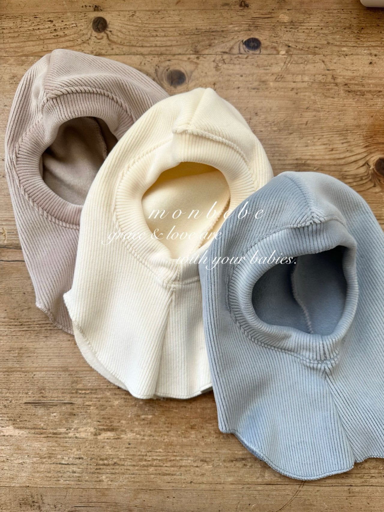 ［monbebe］Winter rib balaclava