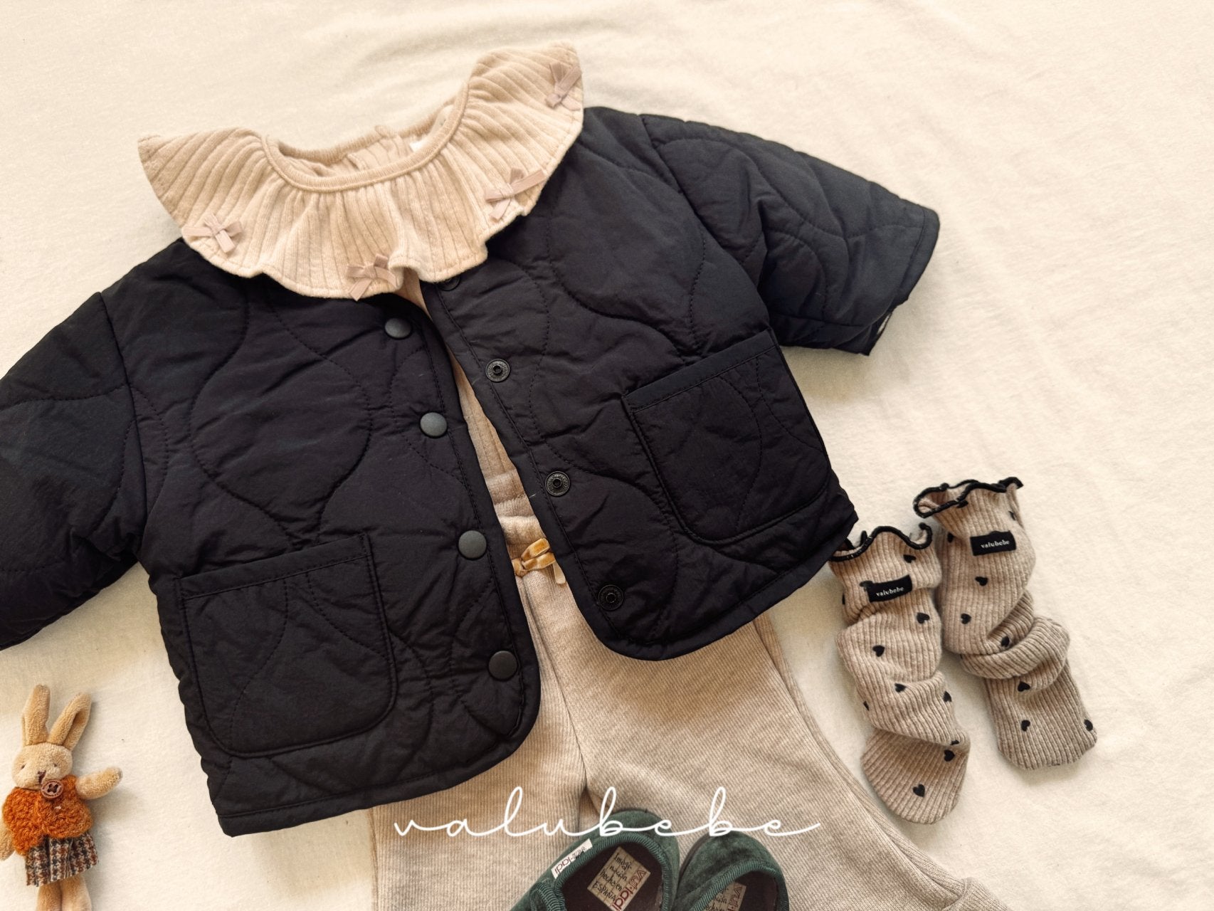 ［valubebe］Ribbon frill tops (baby)