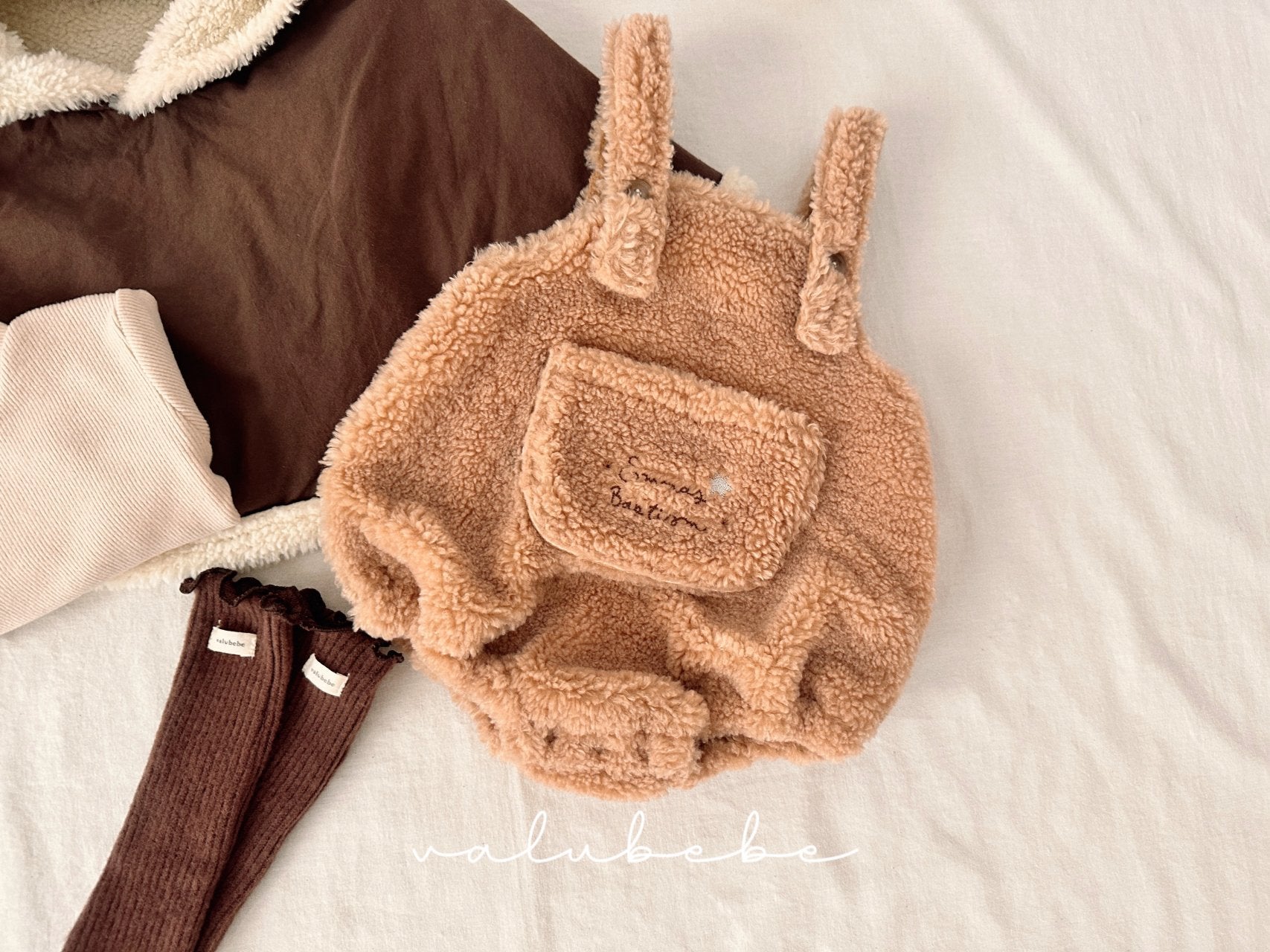 ［valubebe］Cou boa suspender suit (baby)