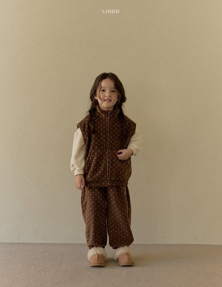 ［LINDO］Dot jogger pants