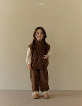 ［LINDO］Dot jogger pants