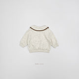 ［bebenine］Milk Zip-Up Sweatshirt