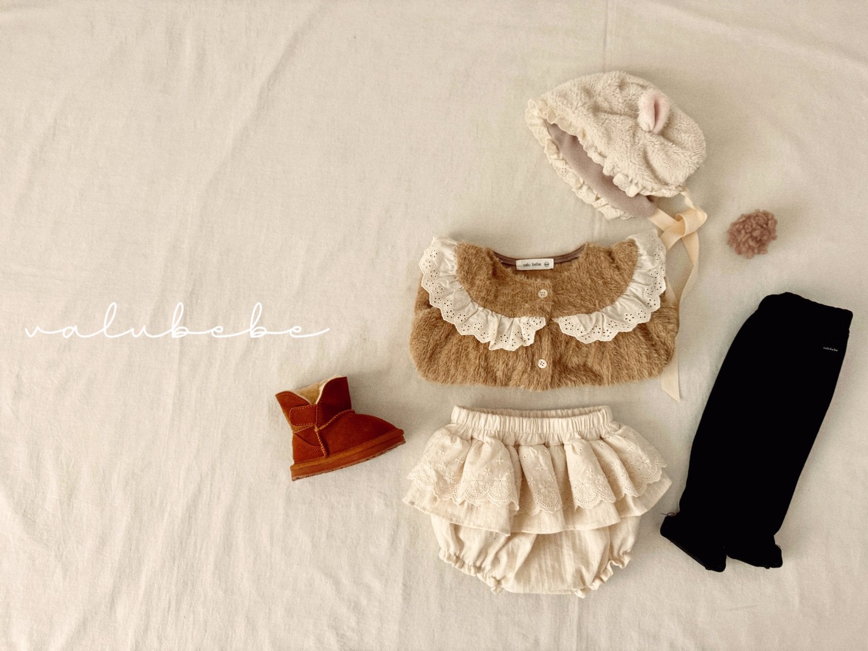 ［valubebe］Lace point cardigan (baby)