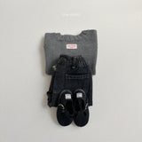 [minirobe] Autumn pocket denim pants