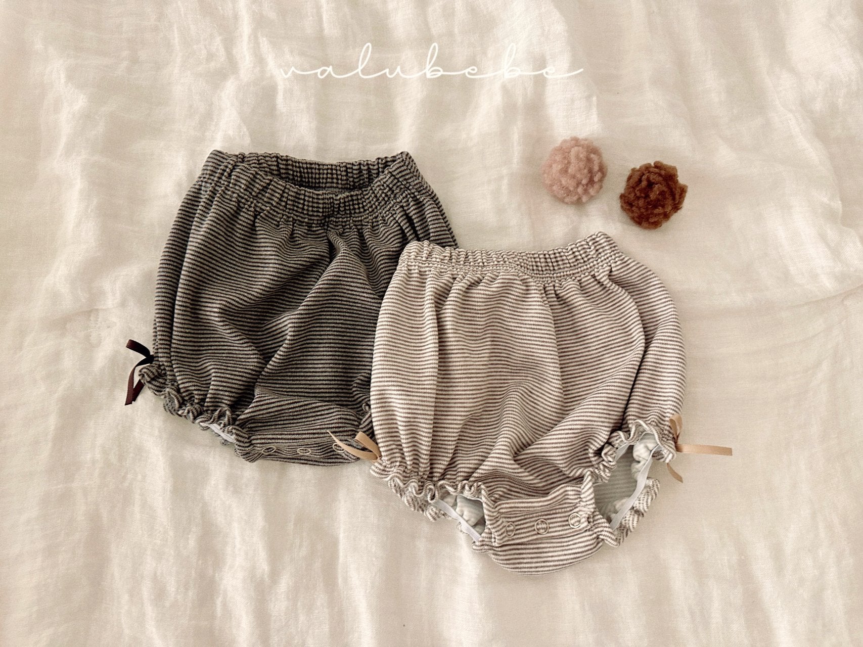 ［valubebe］Lulu Stripe frill bloomer (baby)