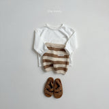 [minirobe] Striped knit pants