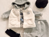 ［valubebe］Pompom food boa vest (baby)