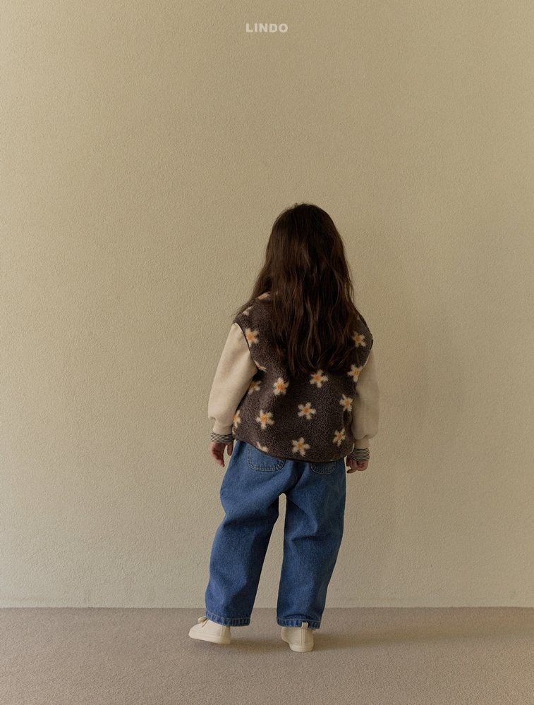 ［LINDO］Comma denim pants