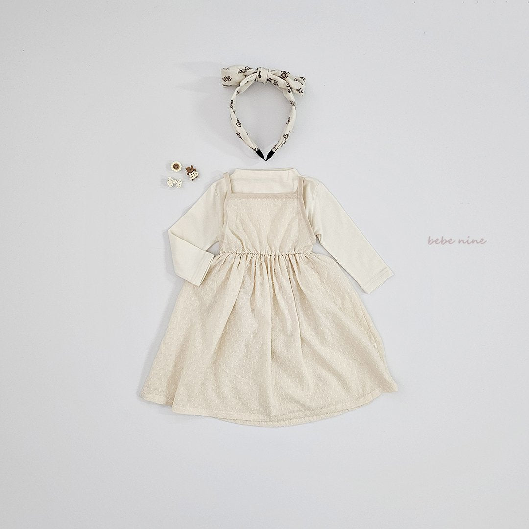 ［bebenine］Soft Mock Neck Tee