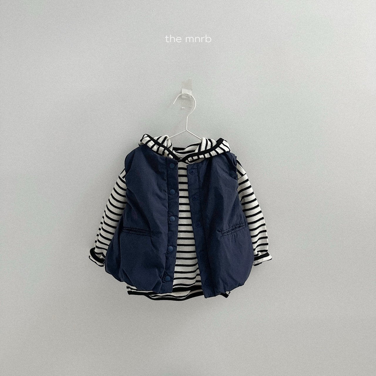 [minirobe] Joy stripe hood