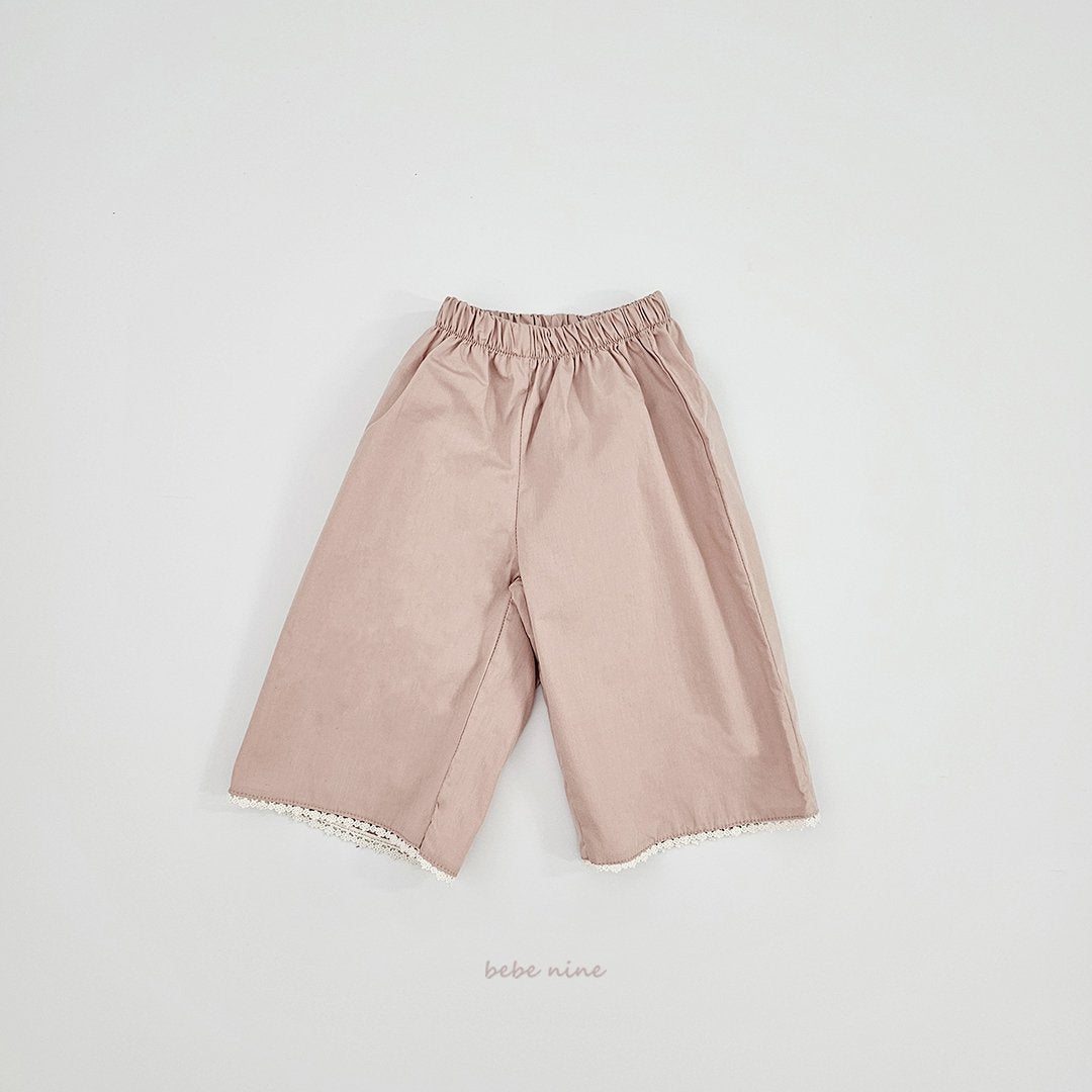 ［bebenine］Clora Lace Pants
