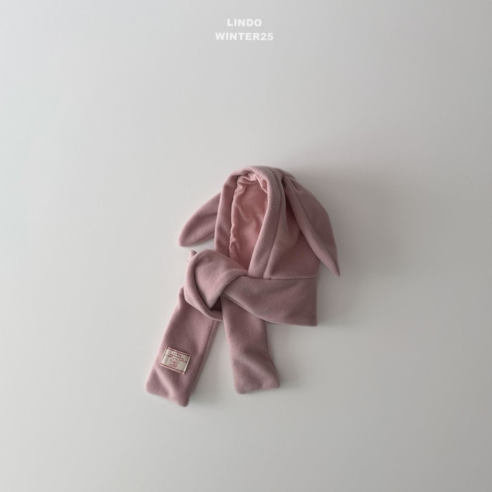 ［LINDO］Hood muffler (bunny)