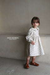 ［DISCO BONBON］Baba flower corduroy one-piece