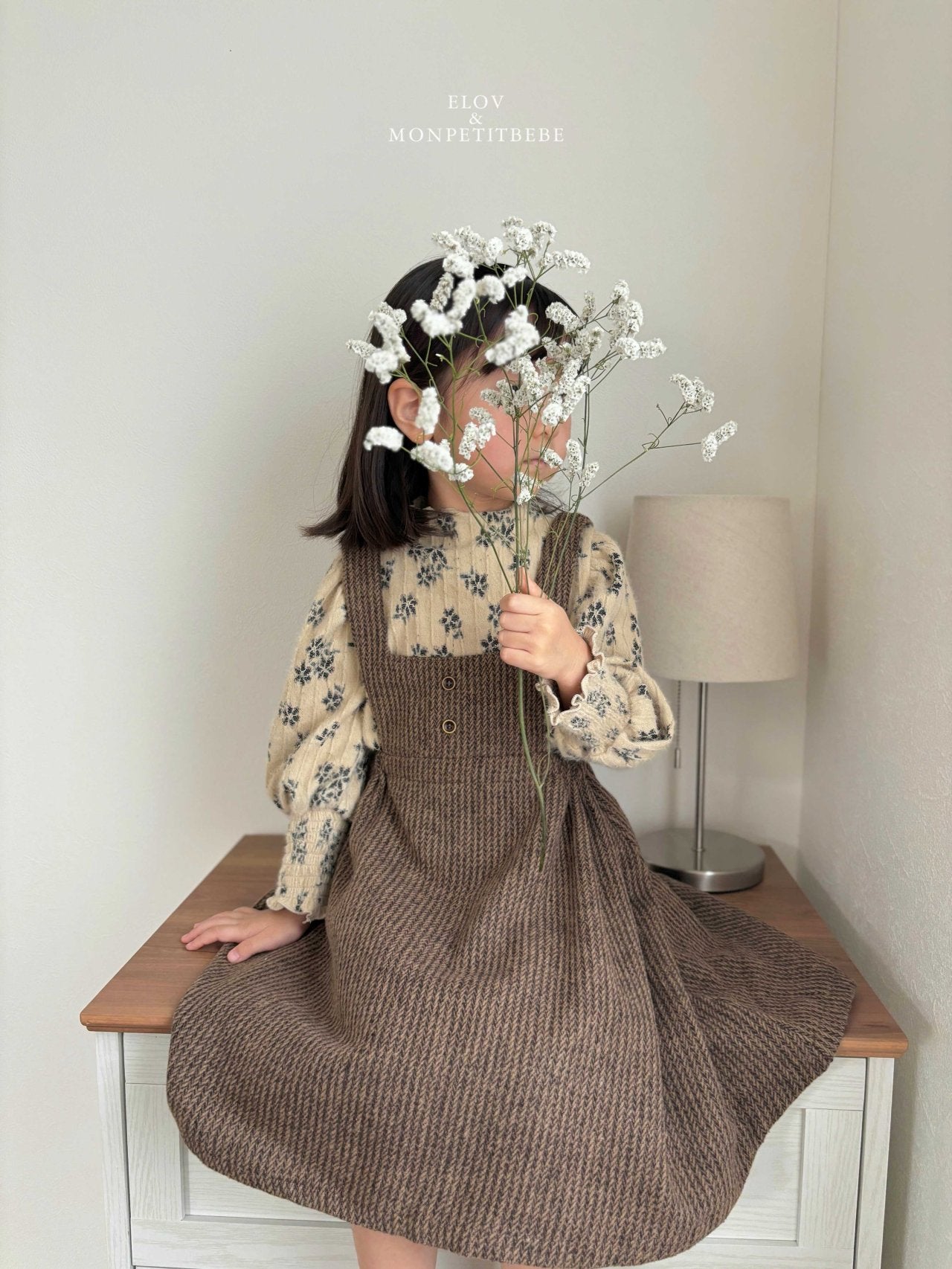 ［Mon petit bebe］Maren smock tee