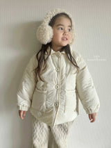 ［Mon petit bebe］Ella embroidery jumper (3oz)