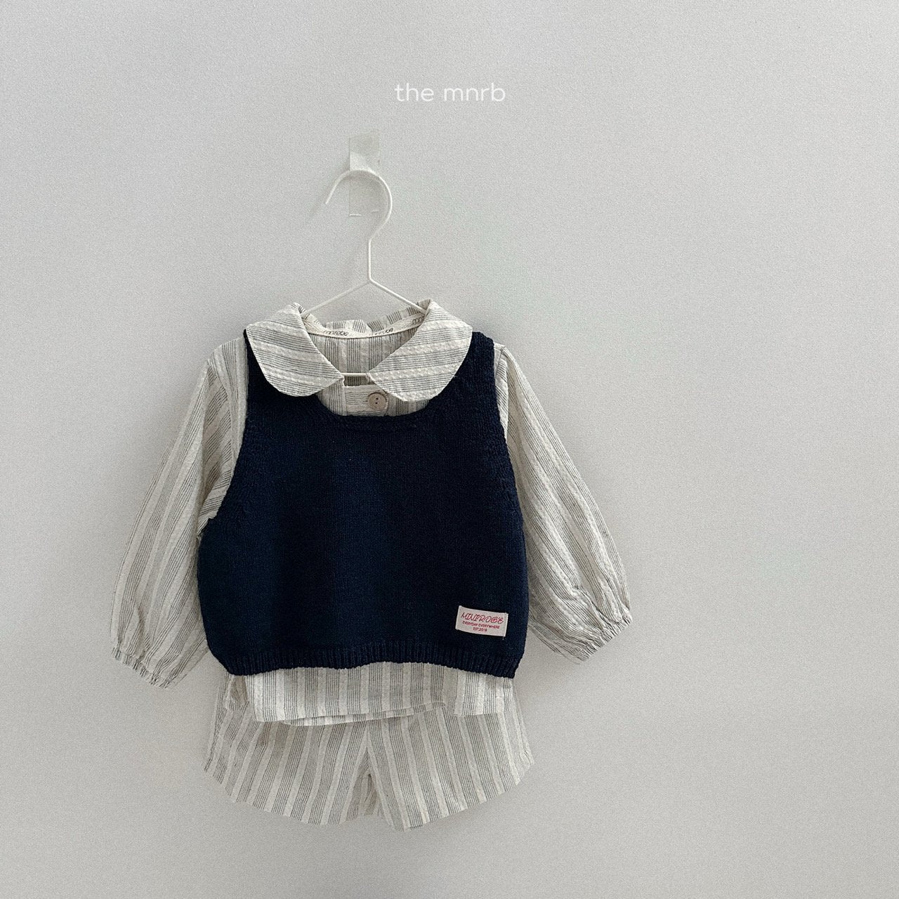 [minirobe] Toto check blouse