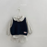 [minirobe] Toto check blouse