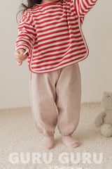 ［guru guru］Stripe loose tee (baby & kids)
