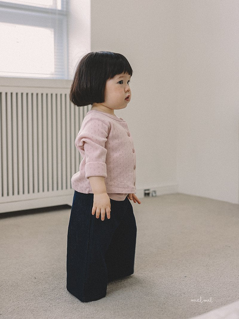 ［MELMEL］Nonfade denim pants