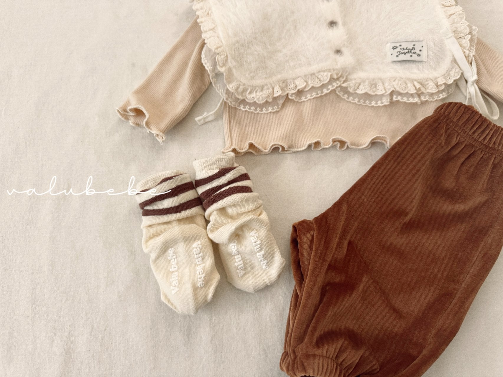 ［valubebe］Winter embossing pants (baby & kids)