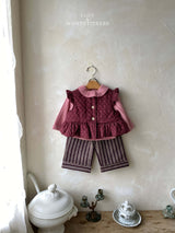 ［Mon petit bebe］Elva frill vest