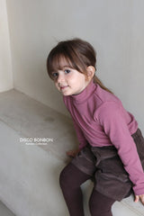 ［DISCO BONBON］Relax span turtleneck tee