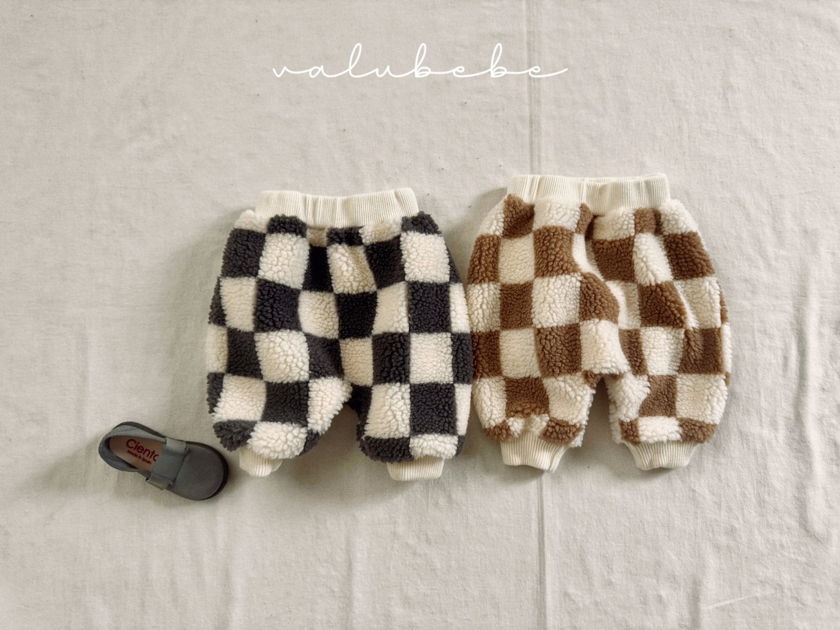 ［valubebe］Big check jogger pants (baby)