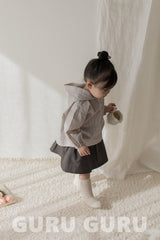 ［guru guru］Stripe hood shirt (baby & kids)