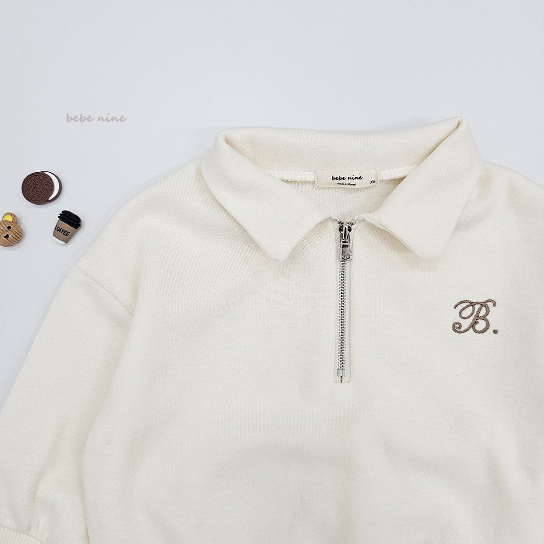 ［bebenine］Nine Zip-Up Sweatshirt