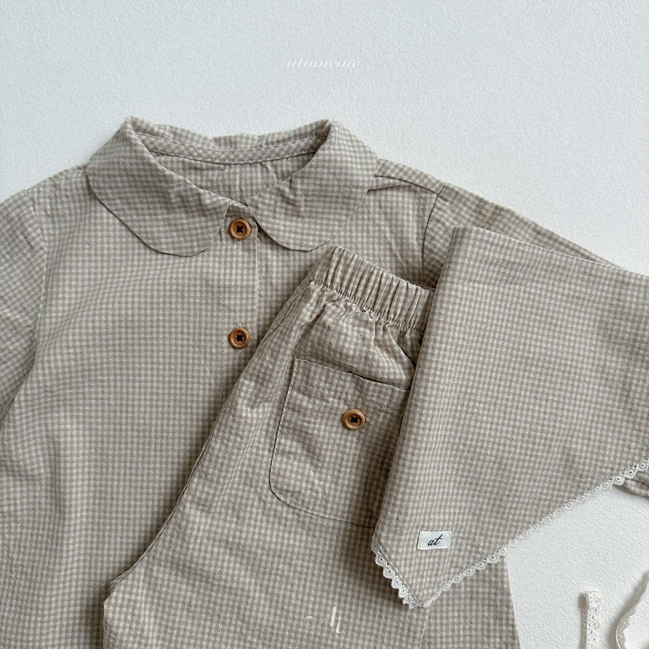 [atomeme] Ini check pattern blouse