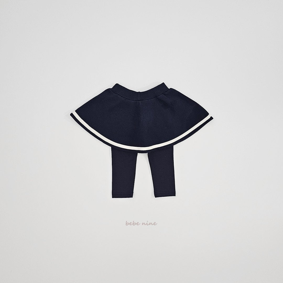 ［bebenine］Marine Skirt Leggings