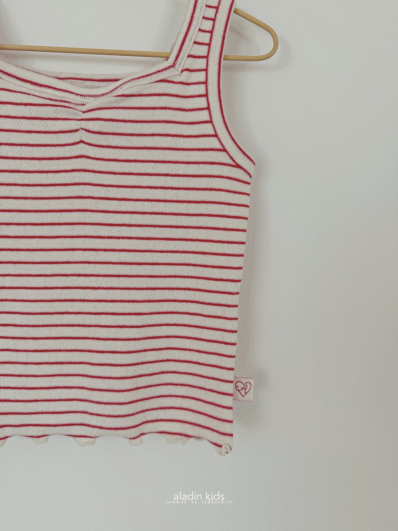 ［aladin］Square neck sleeveless tops