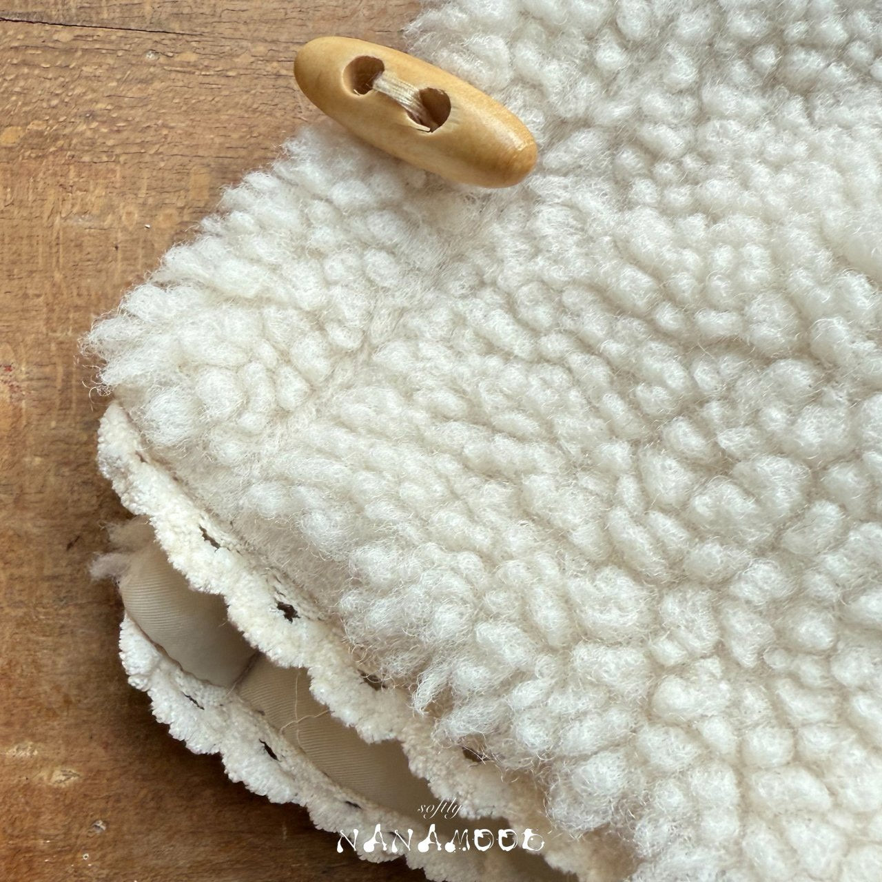 ［nanamood by BANANAJ］Knot boa coat