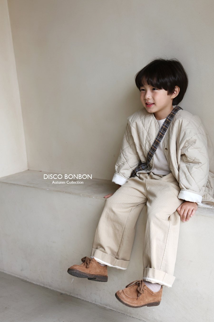 ［DISCO BONBON］Roll cotton pants