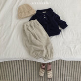 ［aou studio］Cream jogger pants