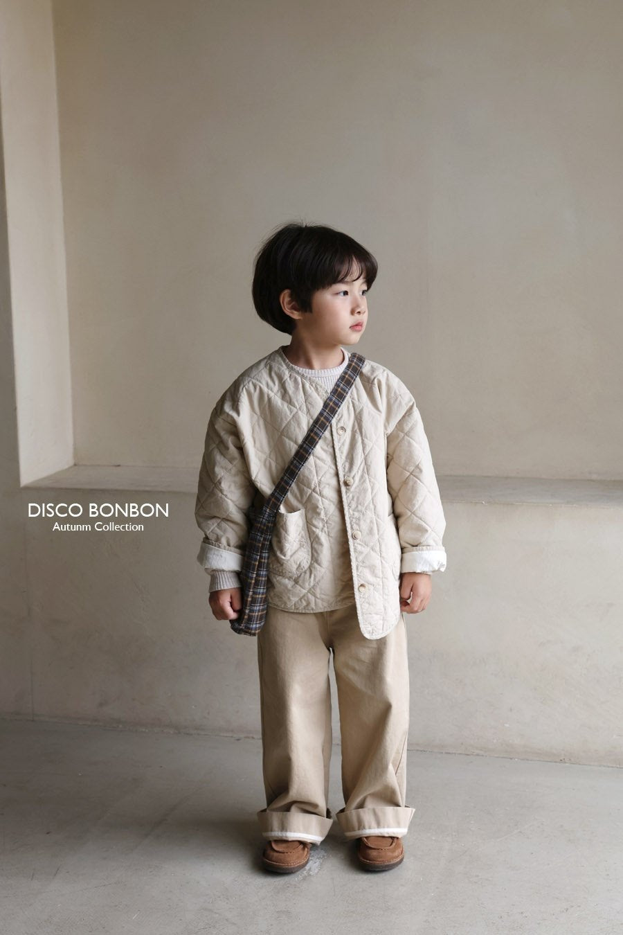 ［DISCO BONBON］Roll cotton pants
