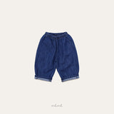 ［MELMEL］Loose fit denim pants