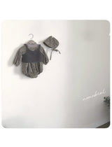 ［nunubiel］Caluna rompers & bonnet