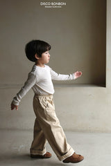 ［DISCO BONBON］Roll cotton pants