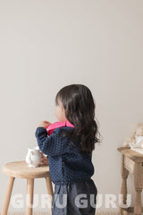 ［guru guru］Flower cardigan (baby & kids)