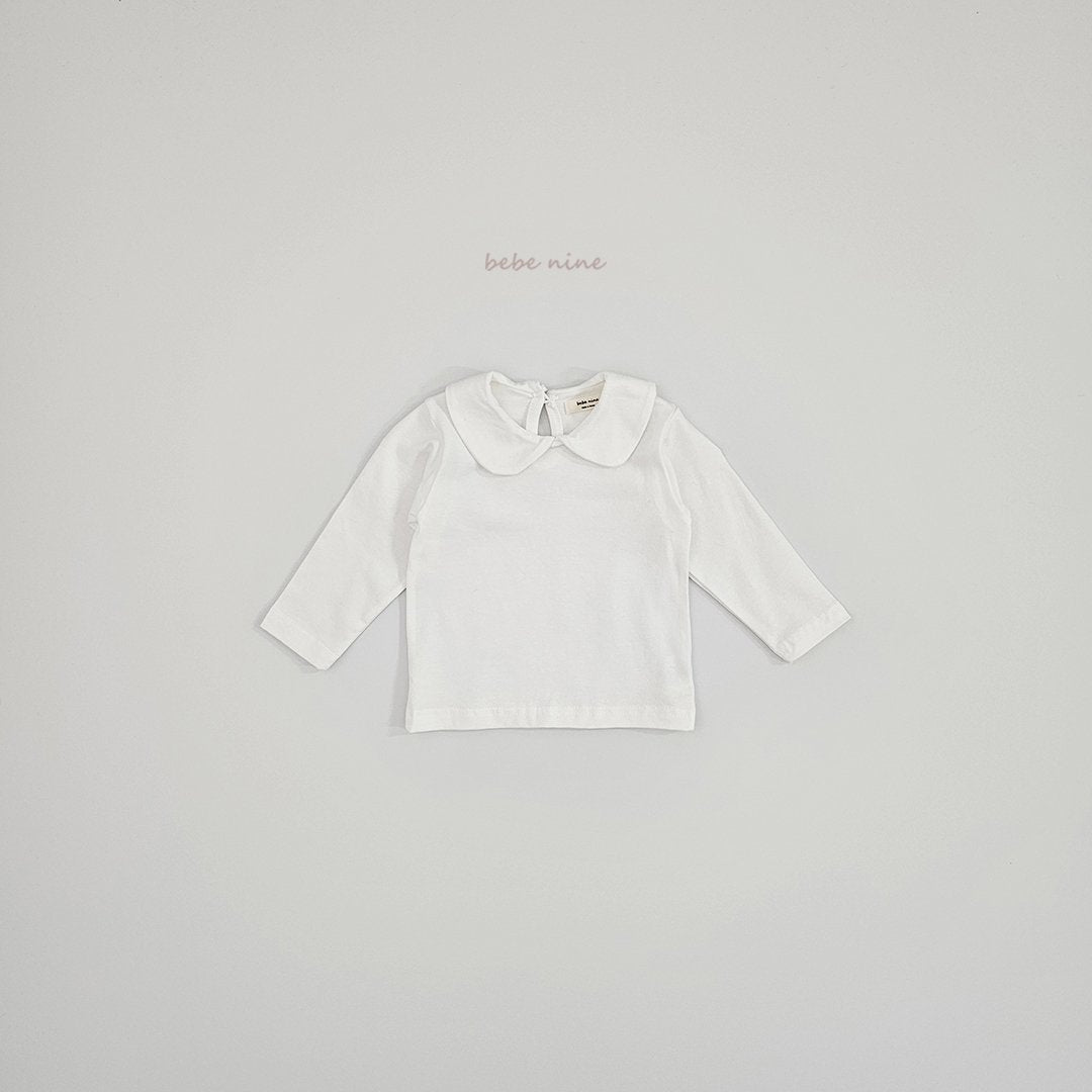 ［bebenine］Soft Round Collar Tee