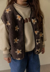 ［LINDO］Woody boa vest