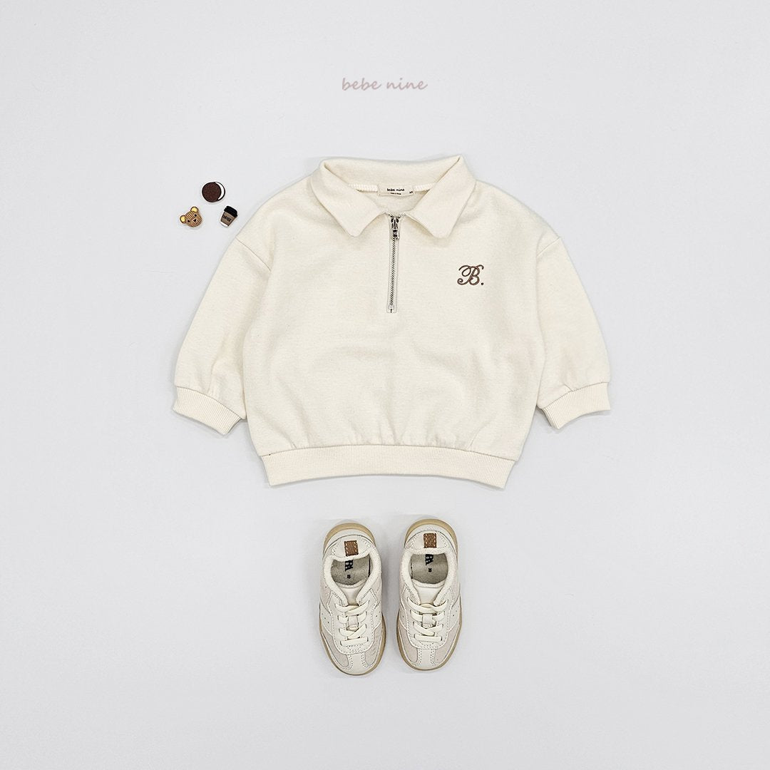 ［bebenine］Nine Zip-Up Sweatshirt