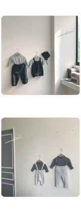 ［nunubiel］Bebe stripe turtleneck tee