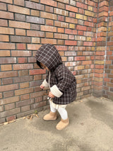 ［mimi market］Check boa jumper