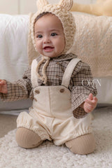 ［OREN］Noellin warm suspender pants