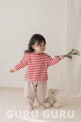 ［guru guru］Stripe loose tee (baby & kids)