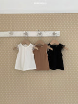 ［bebe holic］Tenny eyelet frill tee