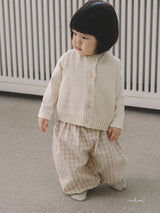 ［MELMEL］Check jogger pants